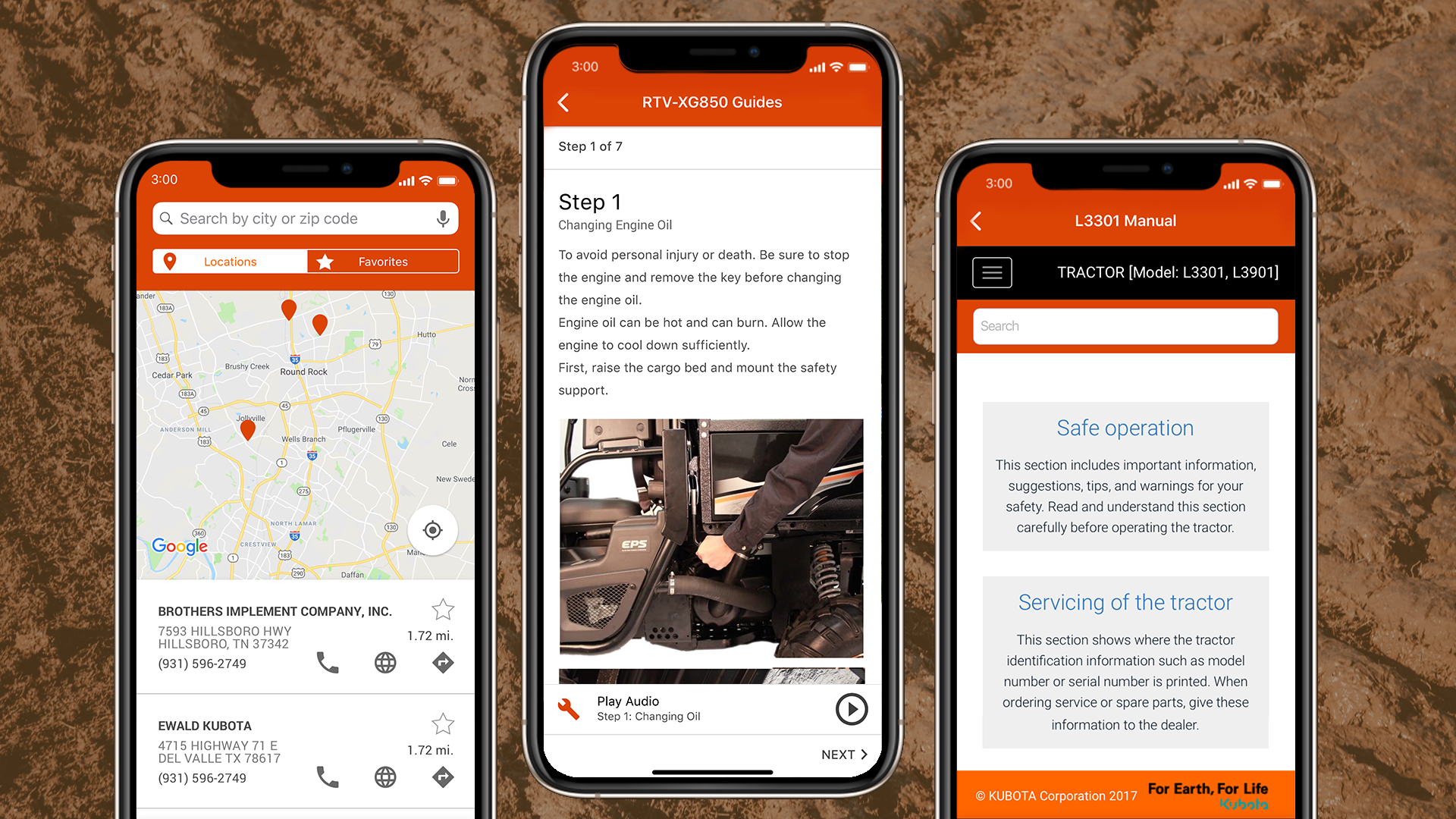 High-Fidelity Design of MVP MyKubota App